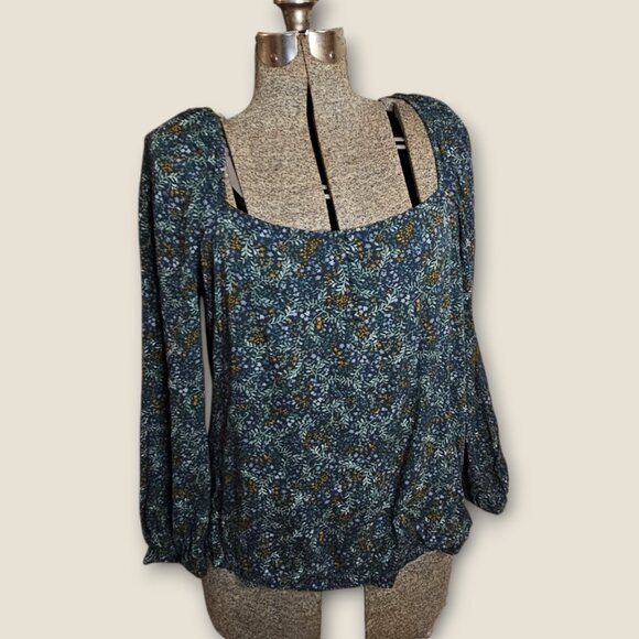 Reitmans Long Sleeve Floral Blouse XL - Picture 1 of 7